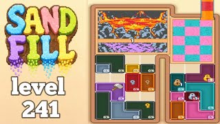 Sand Fill: Block Puzzle level 241 gameplay walkthrough solution 