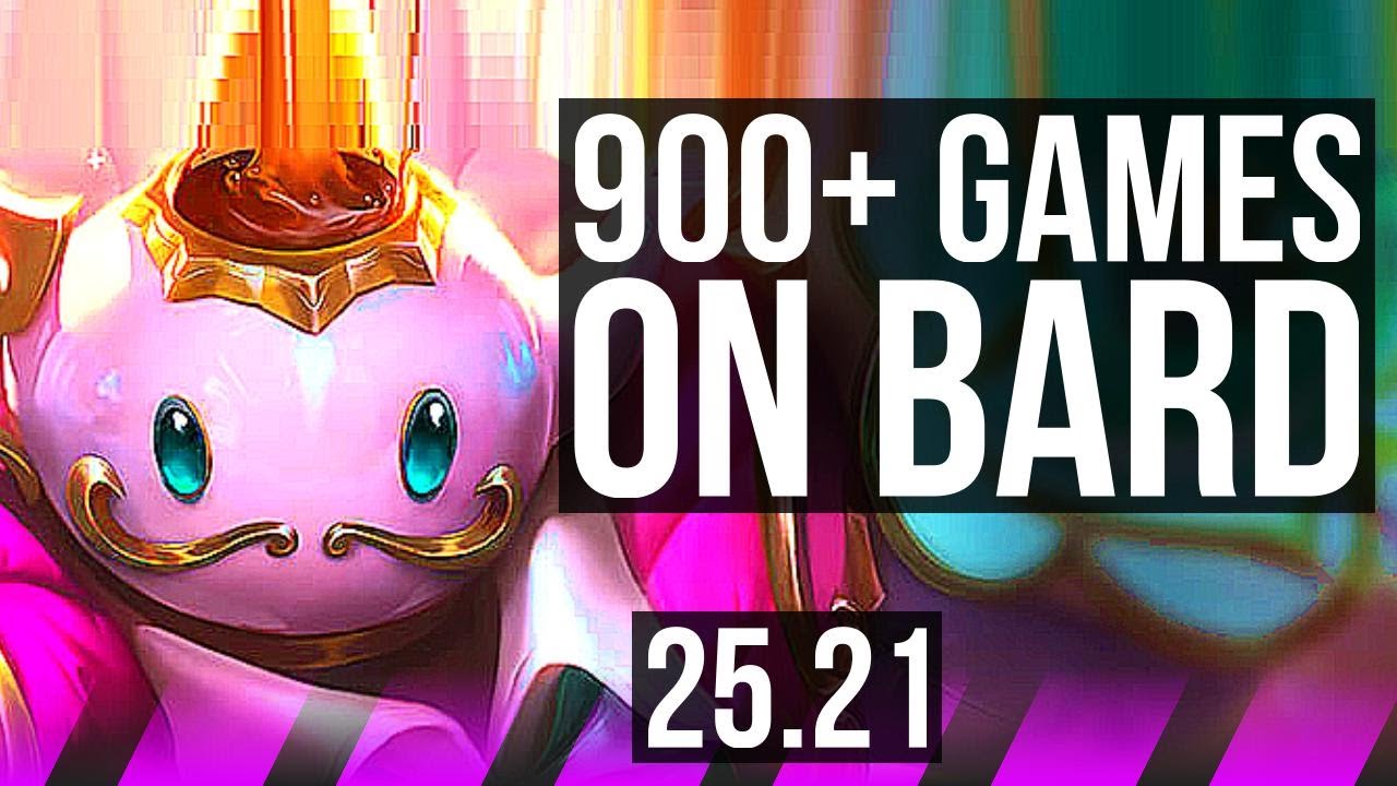 BARD & Anivia vs NAUTILUS & Caitlyn (SUP) | 900+ games | EUW Grandmaster | 25.21