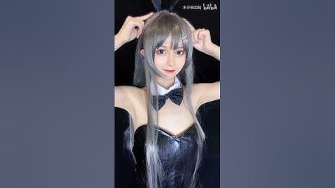 China Famous Girl Cosplay Sakurajima Mai 人活着果然是为了麻衣学姐