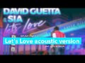 Let's love David Guette&Sia DRUMCOVER