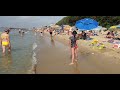 Небольшой обзор центрального пляжа в Свети-Власе 5 августа 2021