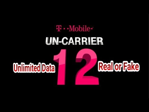 new t mobile uncarrier 12 unlimited data real or fake 2016 uncarrier