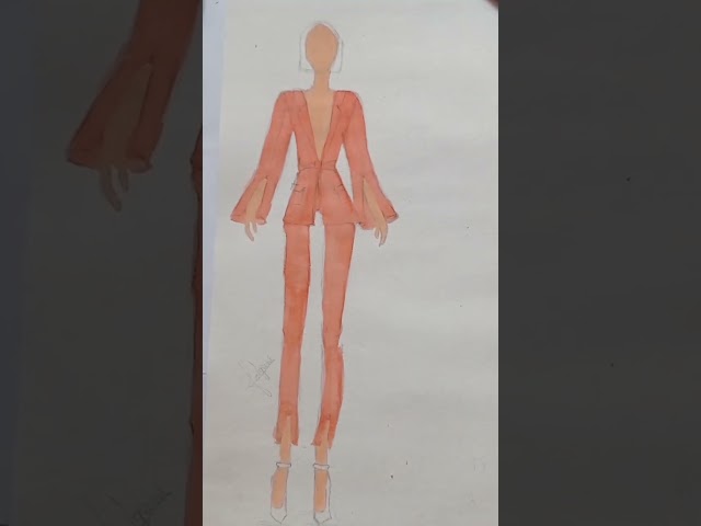 How do you sketch realistic clothes? step by step #2022 #shorts #videos #youtube