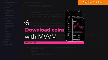 Download coins using a View Model and Data Service class | SwiftUI Crypto App #6