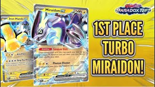 This is wrong! Miraidon ex battle league deck error in PTCGL. : r/PTCGL