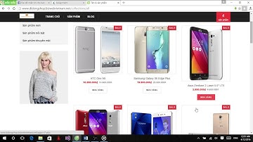 DeMo Website bán hàng di động