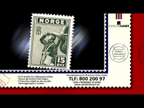 Samlerhuset | 20 norske frimerker for kun 99 kroner