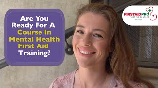 First Aid Course-Help Others With Mental Health & Anxiety: Australian Mental Health First Aid Course by First Aid Pro 51 views 1 month ago 2 minutes, 5 seconds