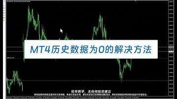 MT4历史数据为0的解决方法