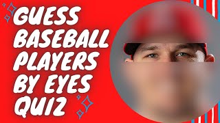 Guess Baseball Players By Their Eyes Quiz | Sports Trivia | Baseball Fan Quiz screenshot 5