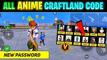 Free Fire Anime Craftland Code || Anime Craftland Map Code || Craftland Map Code | FF Craftland Code