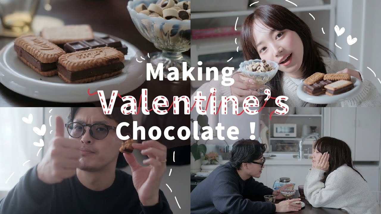 【バレンタイン】超簡単手作りチョコ！~分離しても諦めないで~｜ロータス生チョコサンド&ポテコチョコ