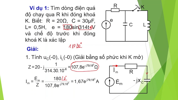 Bài tập phân tích mạch trong miền thời gian