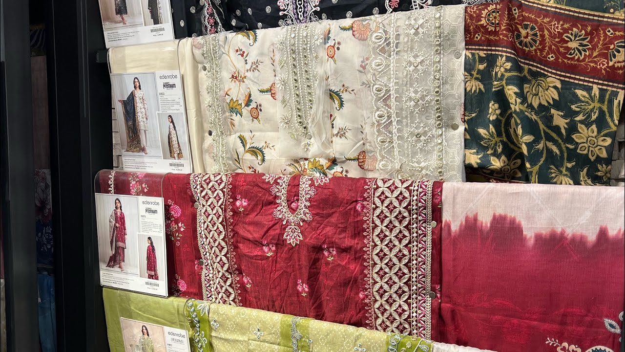 Edenrobe unstitched festive eid collection 2026 |embroidered lawn ...