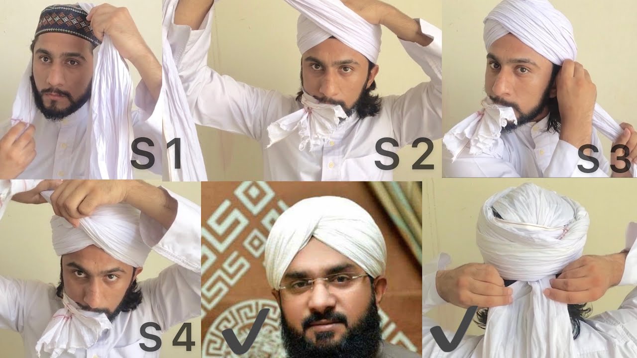 Download How to tie Hafiz Imran Aasi Amamah turban | Amamah sharif tutorial | Majid shah