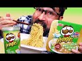 Pringles Chips Mixed into Yakisoba Stir Fried Noodles!