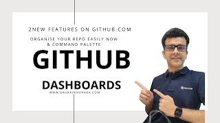 GitHub's New Repo Dashboard — Organize 100s of Repos Instantly