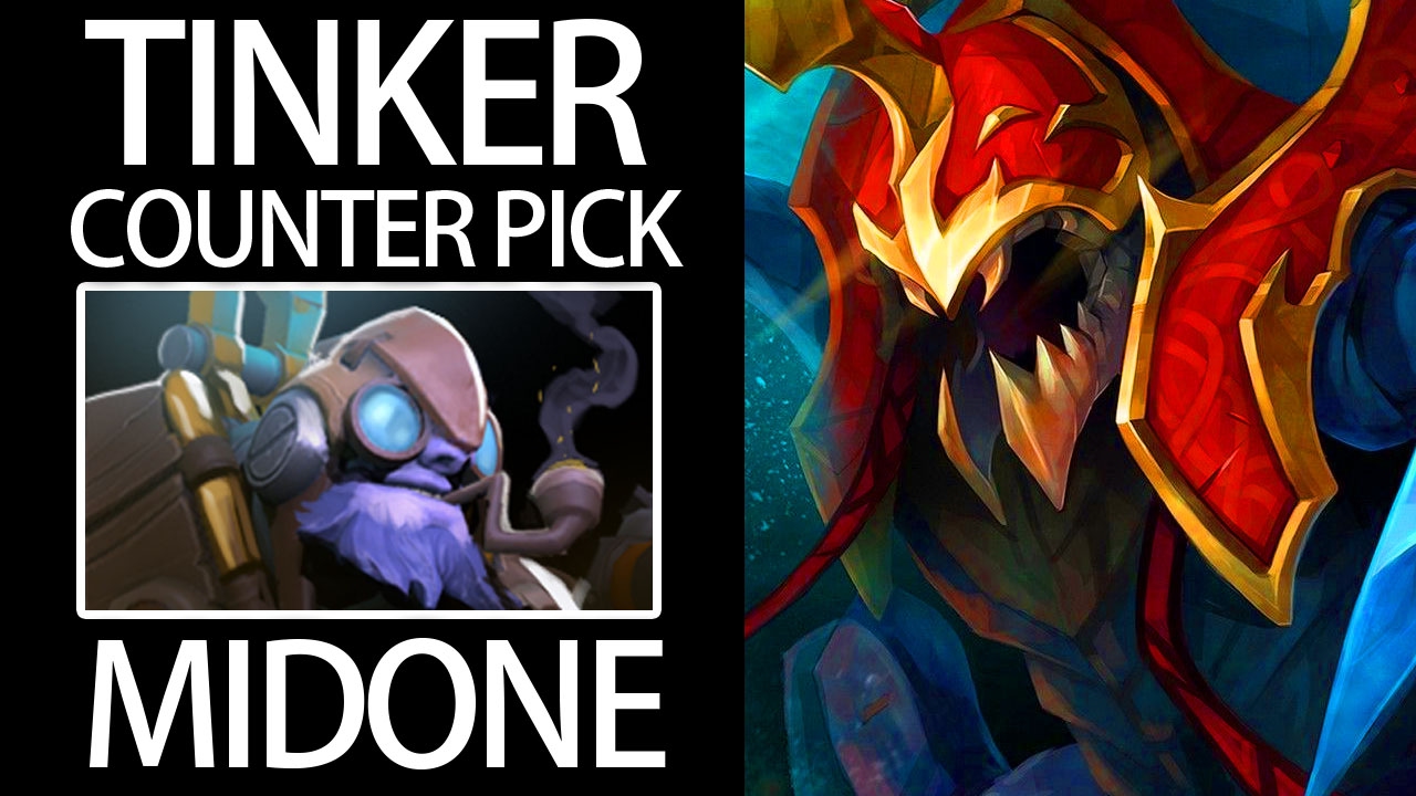 Counter Pick Tinker with NYX MIDONE Pro Offlane Gameplay 7.00 Dota 2 ...