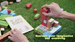 Forest Themed Magnetic Blocks