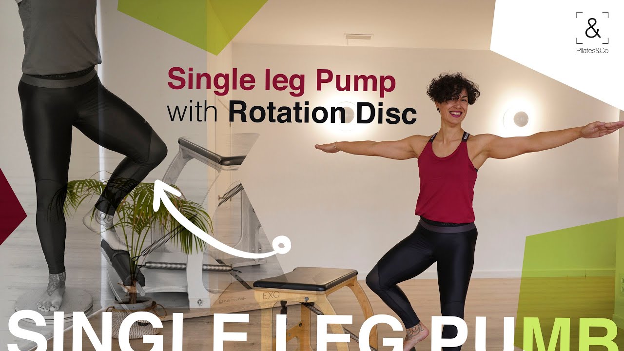 Single leg pump with Rotation Disc. Pilates & Co. - YouTube