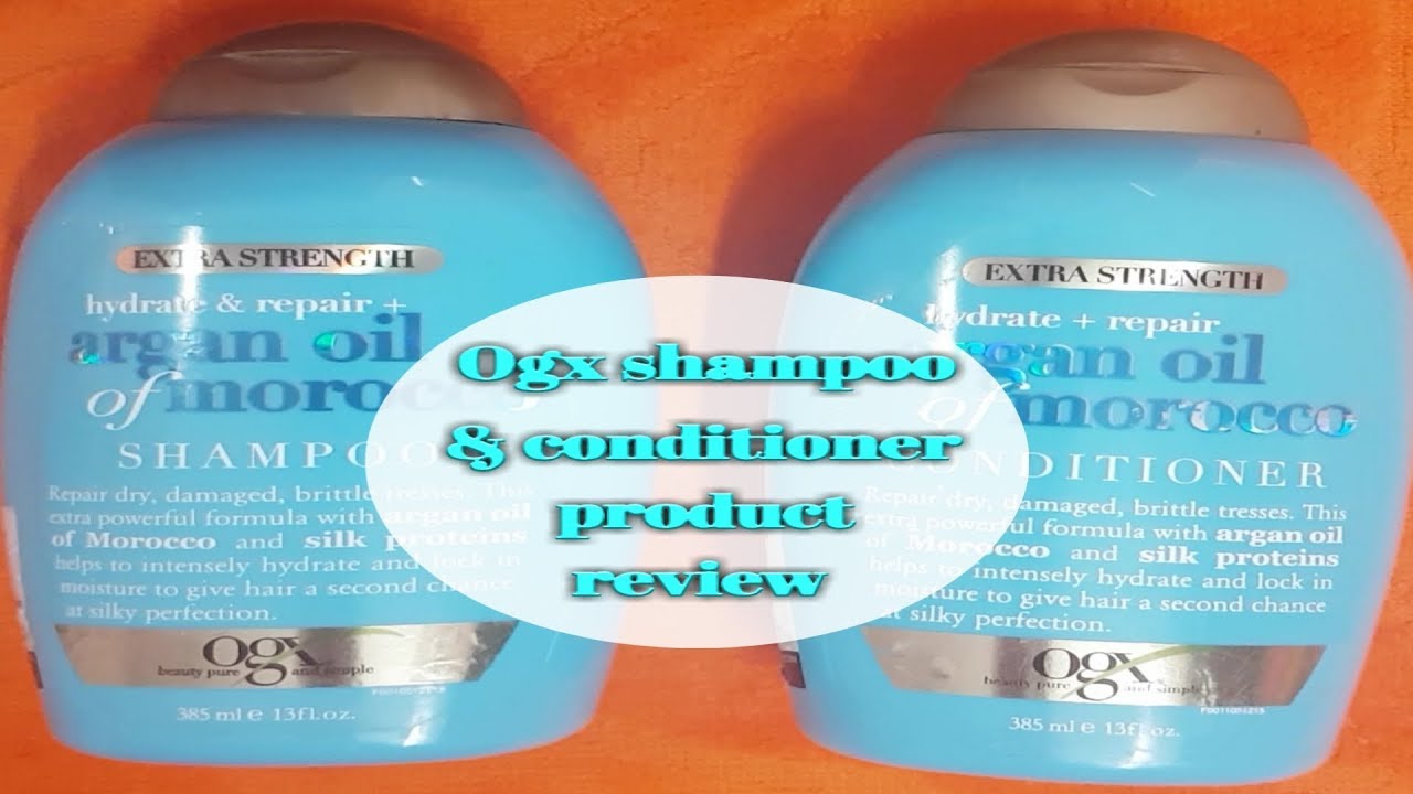 Ogx shampoo and conditioner product review YouTube