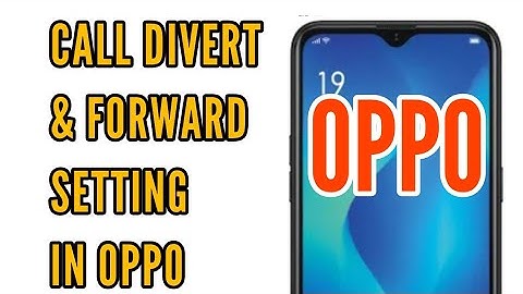 OPPO A1K Call Divert/Forward Setting || How to Set Call Divert/Forward in OPPO Phone