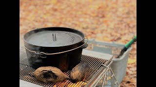 楓葉露營：柴燒、荷蘭鍋煮飯、看楓葉飄滿地 