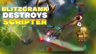 RANK 1 BLITZCRANK VS SCRIPTING KARTHUS? HOW TO WIN ANY GAME ON BLITZCRANK!