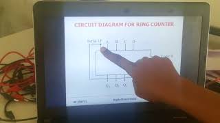 Ring Counter using IC 7495