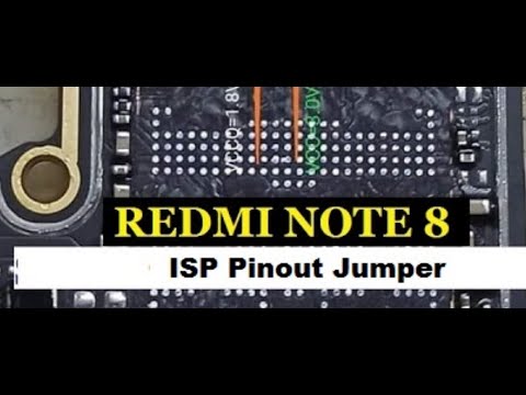 Redmi Note 8 ISP Pinout FRP Unlock Format Dead EMMC Repair Jumper Ways