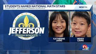 2 Metairie Academy students selected for National Math Stars program