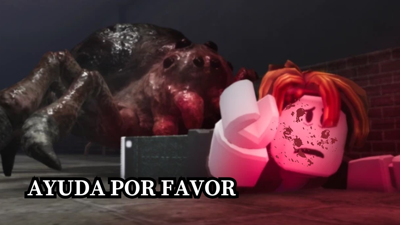 esa ARAÑA es enorme