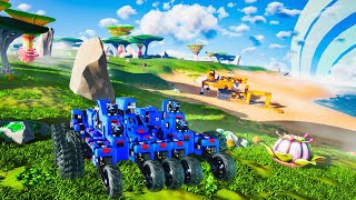 We Created Monster Multi-Wheeled Mechs In This NEW Survival Game - TerraTech Worlds