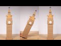 How to make big ben clock tower  homemade crafts out of cardboard