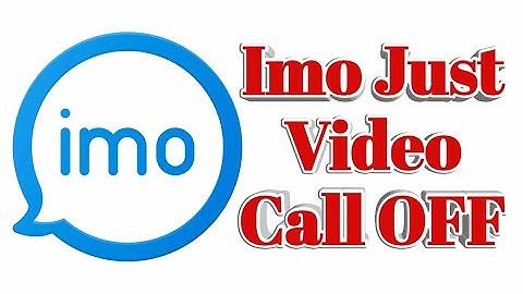 How to Just imo Video Call OFF || imo Video Camera OFF