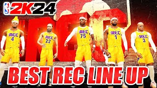 CREATING THE BEST BUILDS 1 - 5 FOR REC NBA2K24