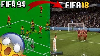 LOS TIROS LIBRES DEL FIFA 94 AL FIFA 18 l The Gamer Nica l Saga FIFA