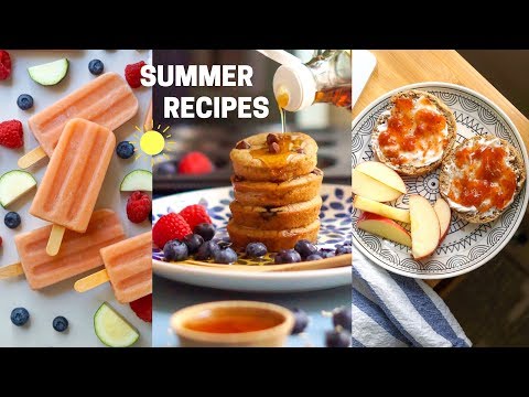 lazy-summer-breakfast-ideas-☀️-vegan-+-healthy-🥞🍑-🌱