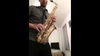 when i reminisce over you saxophone riff