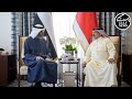 Uae president sheikh mohamed visits king of bahrain in abu dhabi