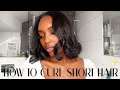 ✨How I Curl My Short Hair + Products I Use