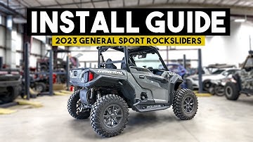 How to Install Rock Sliders on a 2023 Polaris General Sport XP1000