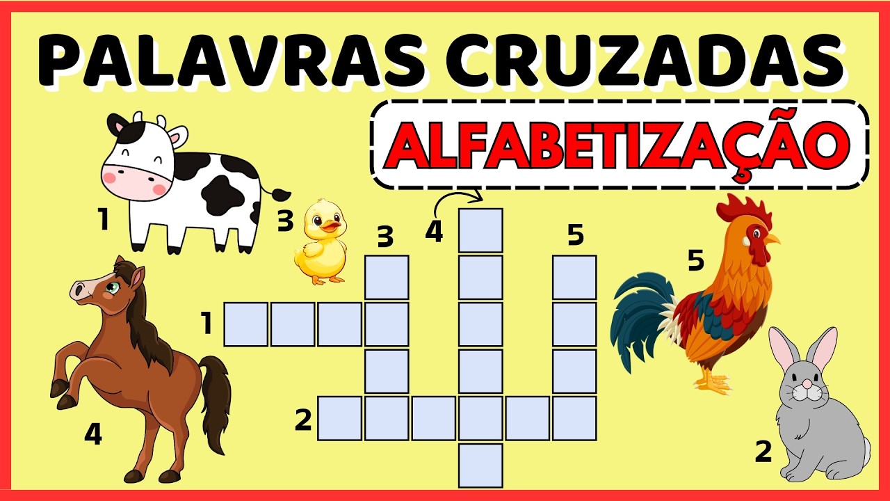 Palavras Cruzadas Para Imprimir Para Criancas Puzzle De Palavras
