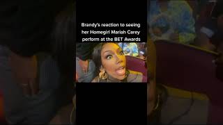 " I gotta call her " Brandy spilled about Mariah Carey's performance at the 2022 BET Awards #BET2022