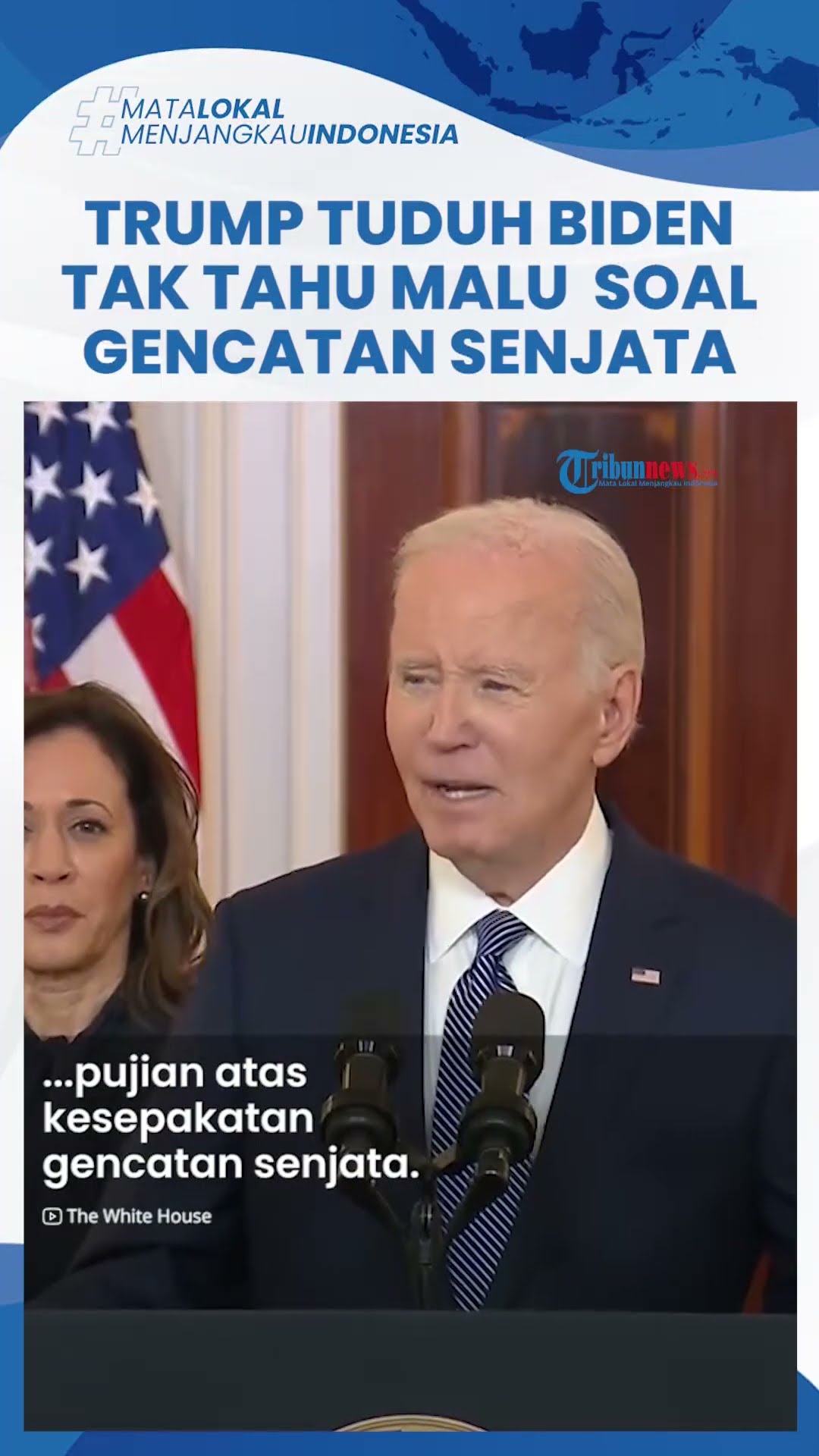 Trump Ngamuk, Sebut Biden Tak Tahu Malu seusai Klaim Jadi Sosok Paling Berjasa soal Gencatan Senjata
