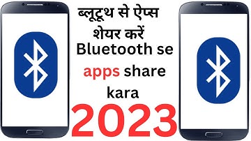 bluetooth se app kaise bheje dusre mobile mein | How to Share Mobile Apps Using Bluetooth 2023