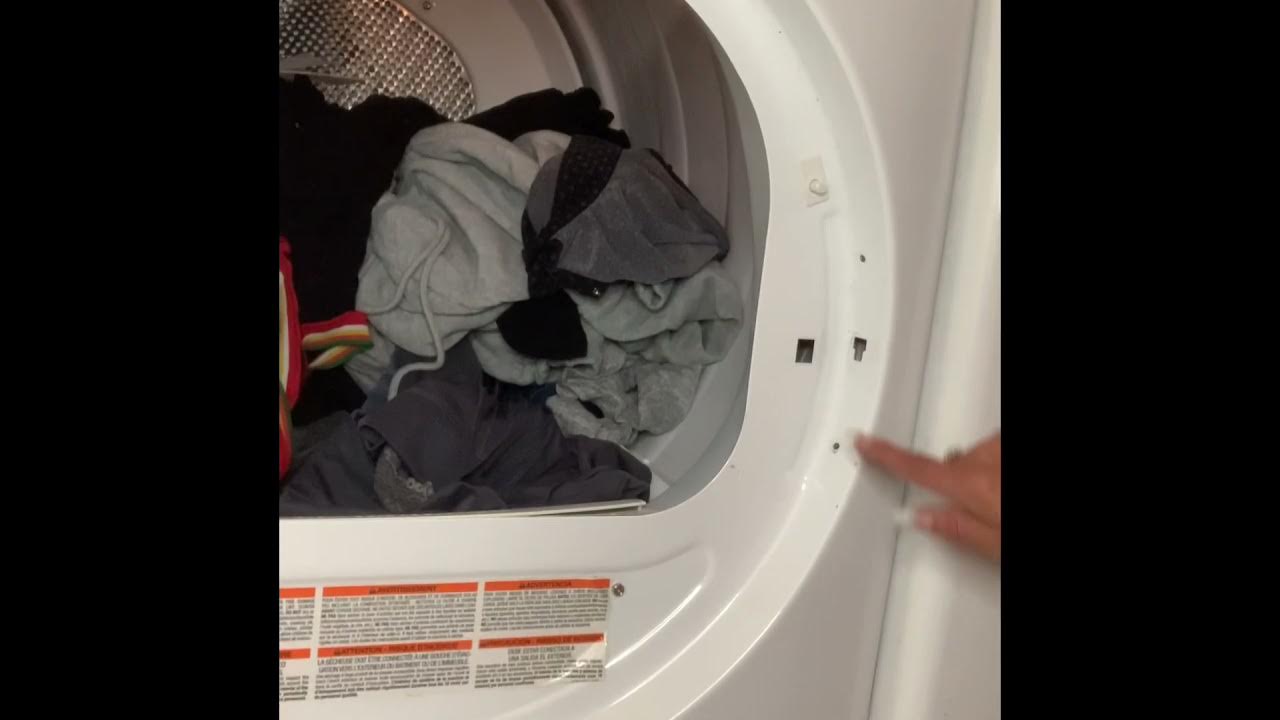 How to reverse your dryer door YouTube