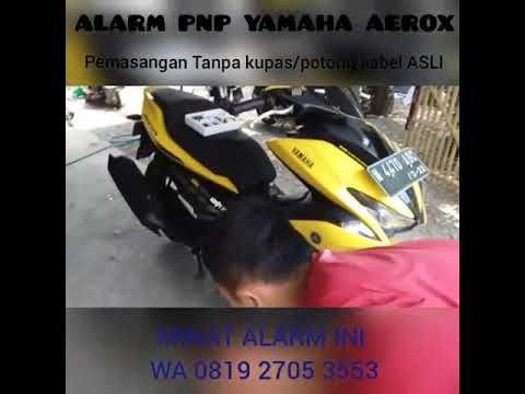  Cara  Pasang Remot Alarm Motor  YAMAHA AEROX  YouTube