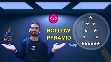 Hollow Pyramid Pattern in Java | Step-by-Step Explanation and Logic #java #patternprogram #code