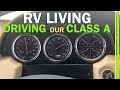 RV LIVING-DRIVING OUR CLASS A MOTORHOME-SEE WHAT IT’S LIKE AS  WE TRAVEL TO SLC UTAH-EP73